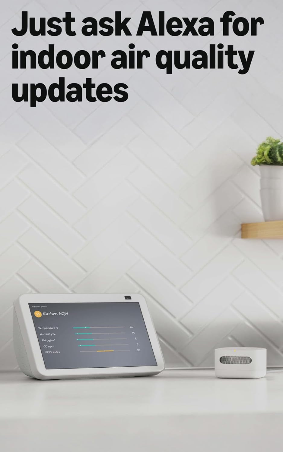 Smart Air Quality Monitor – Know Your Air, Works with Alexa