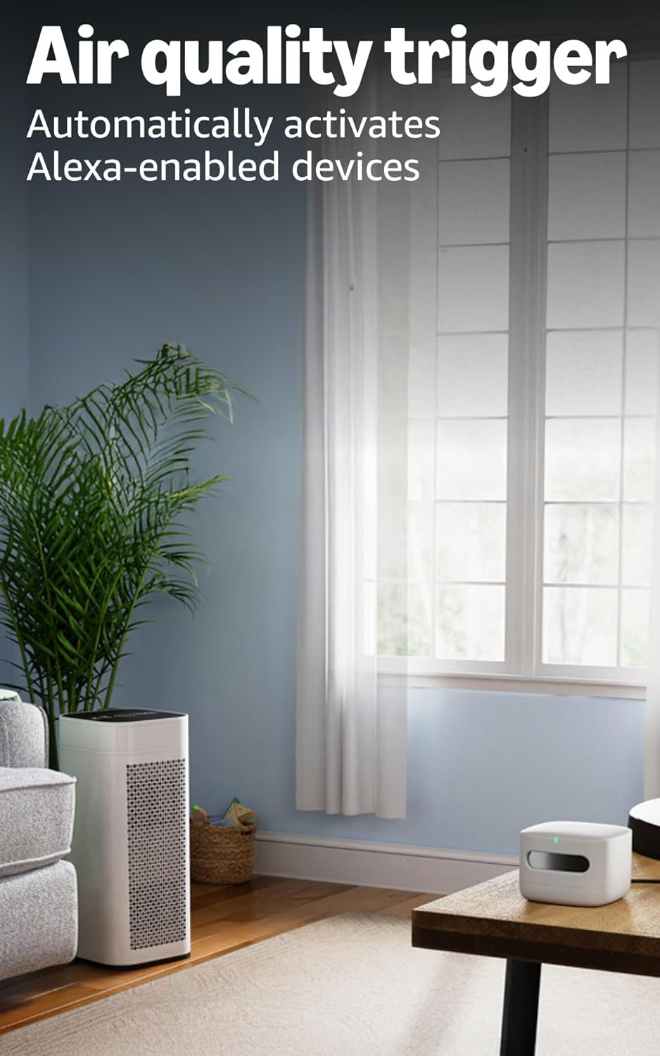 Smart Air Quality Monitor – Know Your Air, Works with Alexa