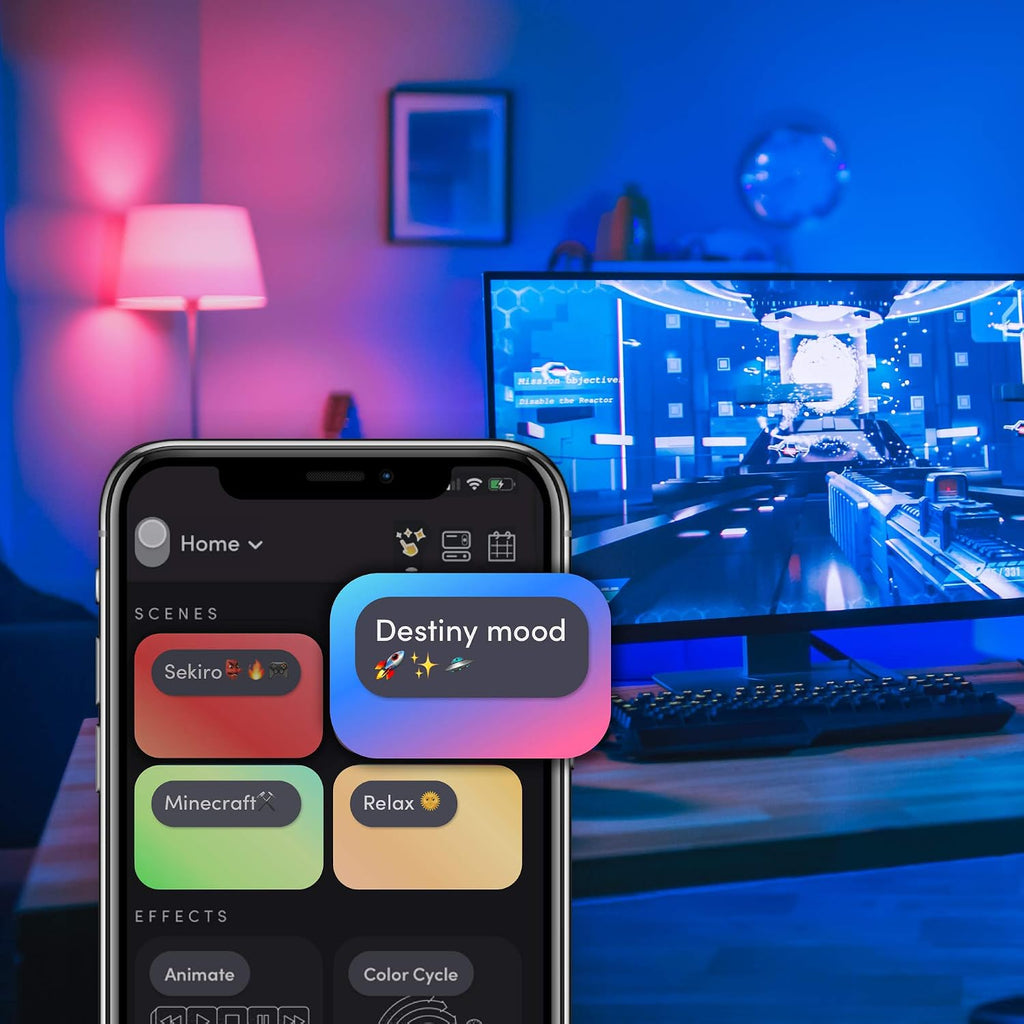 Color A19 800 Lumens, Billions of Colors and Whites, Wi-Fi Smart LED Light Bulb & Color, A19 1100 Lumens, Wi-Fi Smart LED Light Bulb, Billions of Colors and Whites
