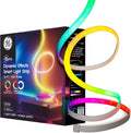 GE  Dynamic Effects Smart LED Light Strip with Music Sync, Color Changing Wifi Lights, Indoor Light Strip, Compatible with Alexa and Google Home, 16Ft and Power Supply