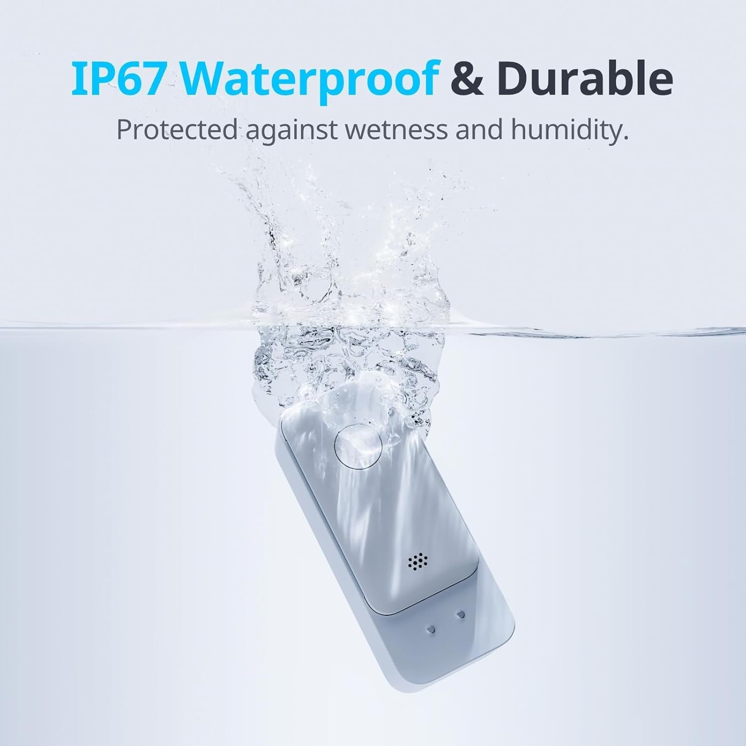 Wifi Water Sensor, Smart Water Leak Detector, 100Db Adjustable Alerts & App Alerts, IP67 Waterproof, Wireless Detector for Kitchen, Bathroom, Basement, No Hub Required (Support 2.4G) (3)