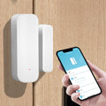 Wifi Door Sensor, Smart Door Window Sensor with Instant App Alerts, No Hub Required, Door Open/Close Contact Sensor Compatible with Alexa Google Home, Smart Life Home Security Automation