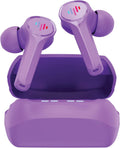 SG100 Gaming Wireless Earbuds, Bluetooth In-Ear with Changing LED Lights Ultra-Low 60Ms Latency and Hands-Free Call MEMS Microphone, Includes Compact Charging Case and 4 Ear Tips, Purple