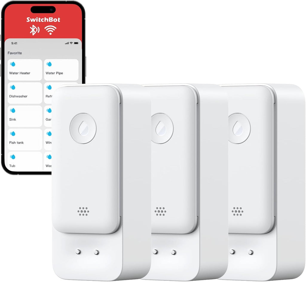 Wifi Water Sensor, Smart Water Leak Detector, 100Db Adjustable Alerts & App Alerts, IP67 Waterproof, Wireless Detector for Kitchen, Bathroom, Basement, No Hub Required (Support 2.4G) (3)