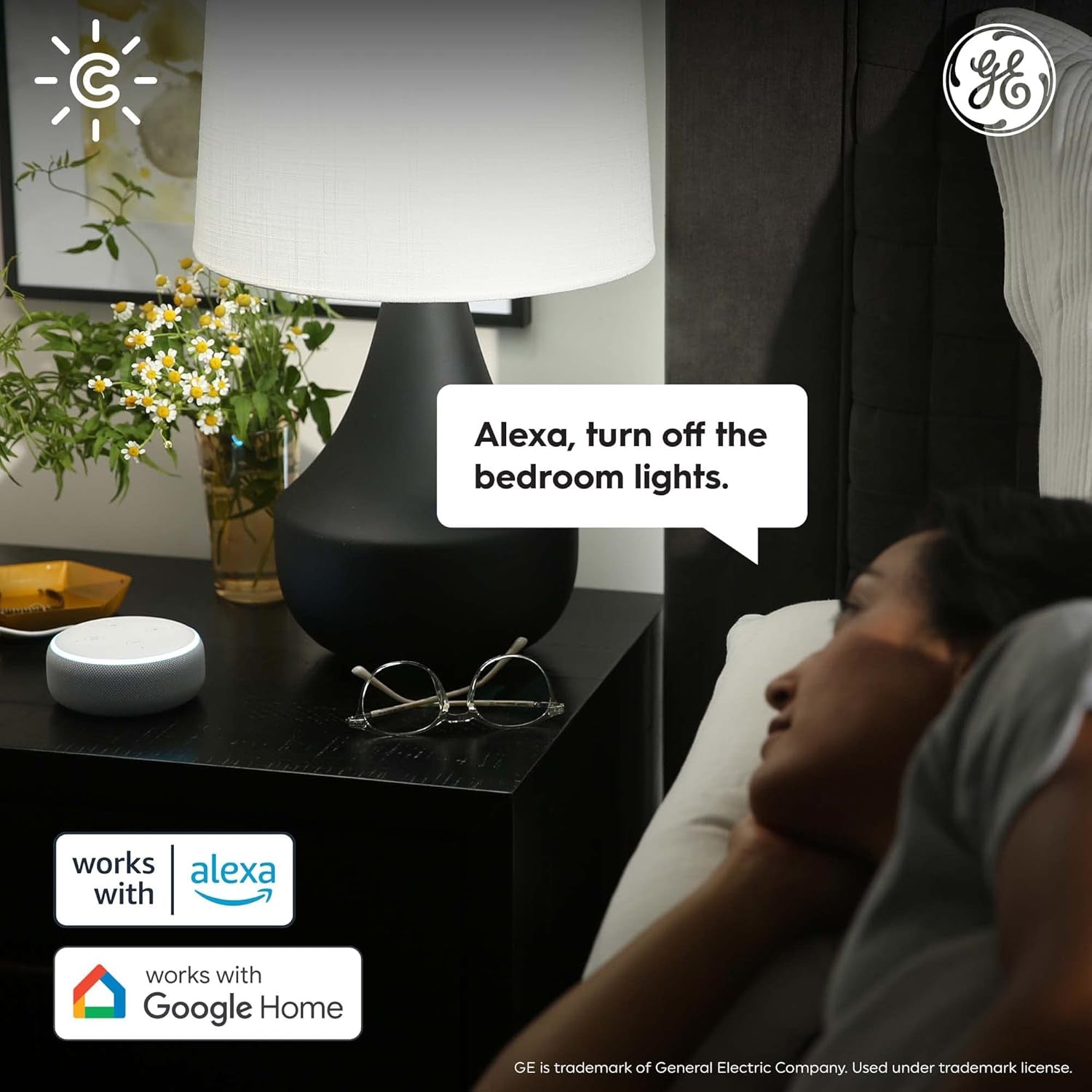 GE  Dynamic Effects Smart LED Light Strip with Music Sync, Color Changing Wifi Lights, Indoor Light Strip, Compatible with Alexa and Google Home, 16Ft and Power Supply