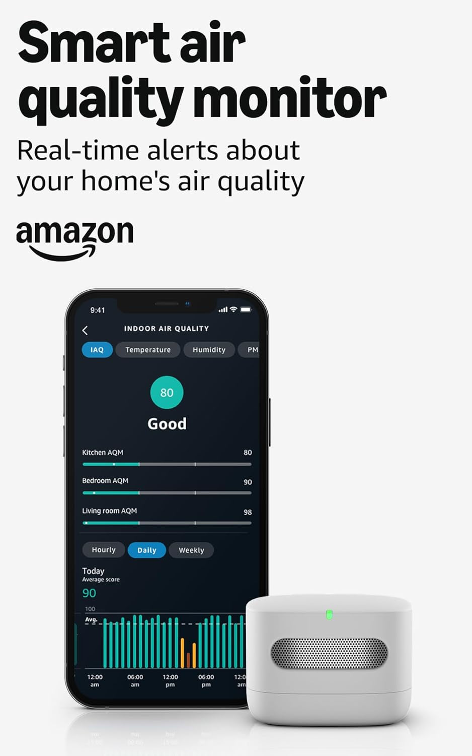 Smart Air Quality Monitor – Know Your Air, Works with Alexa