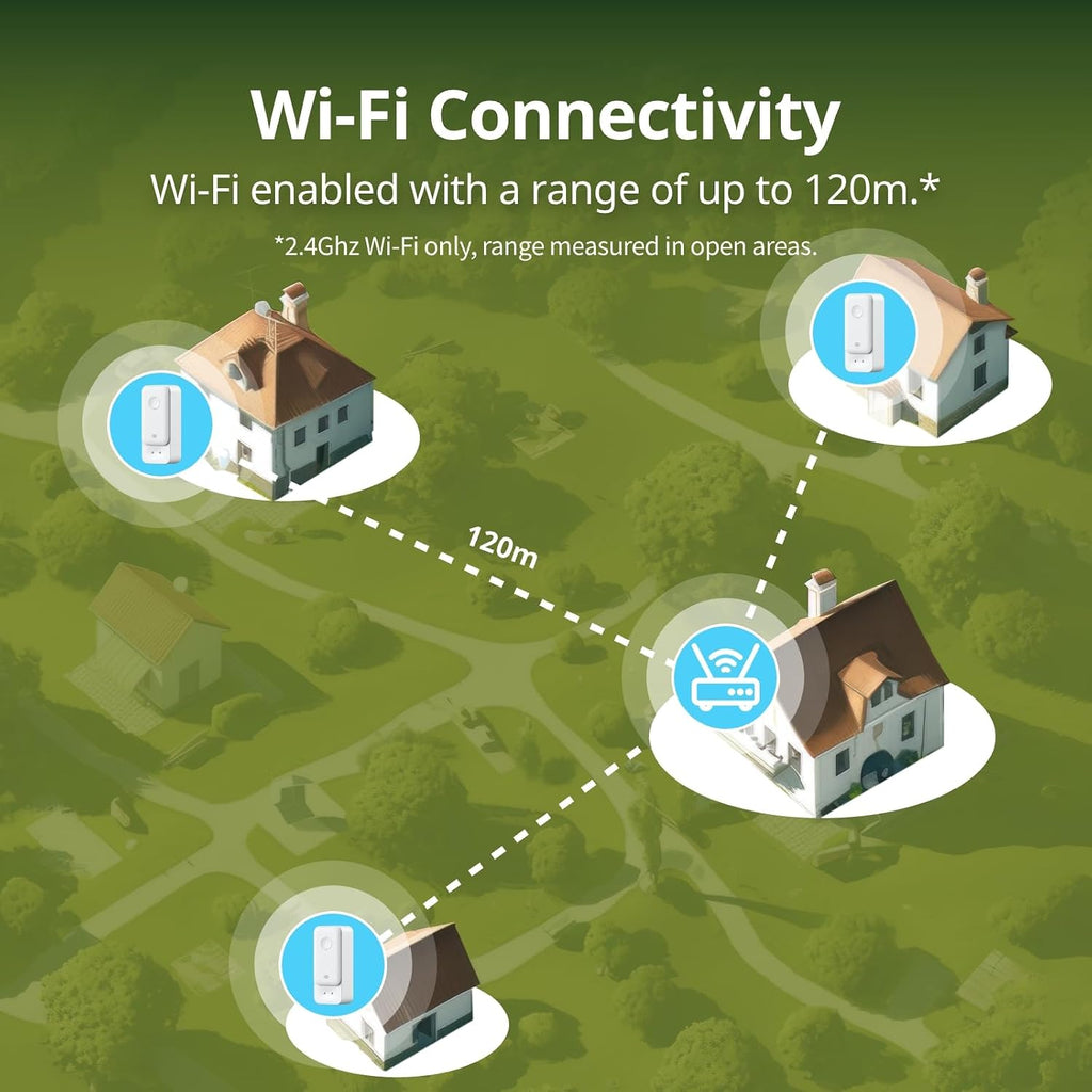 Wifi Water Sensor, Smart Water Leak Detector, 100Db Adjustable Alerts & App Alerts, IP67 Waterproof, Wireless Detector for Kitchen, Bathroom, Basement, No Hub Required (Support 2.4G) (3)