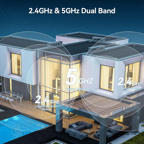 2K Window Camera,5G& 2.4Ghz Wifi No Drill Window Cameras for Home Security for Indoor & Outdoor Monitoring, Color Night Vision, Human Detection, Easy & Quick Install（2-Pack）