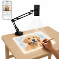Art Tracing Projector with 360° Flexible Arm - Beginner-Friendly Digital Drawing Tool for Sketching, Painting, Wall Murals and Cookie Decorating