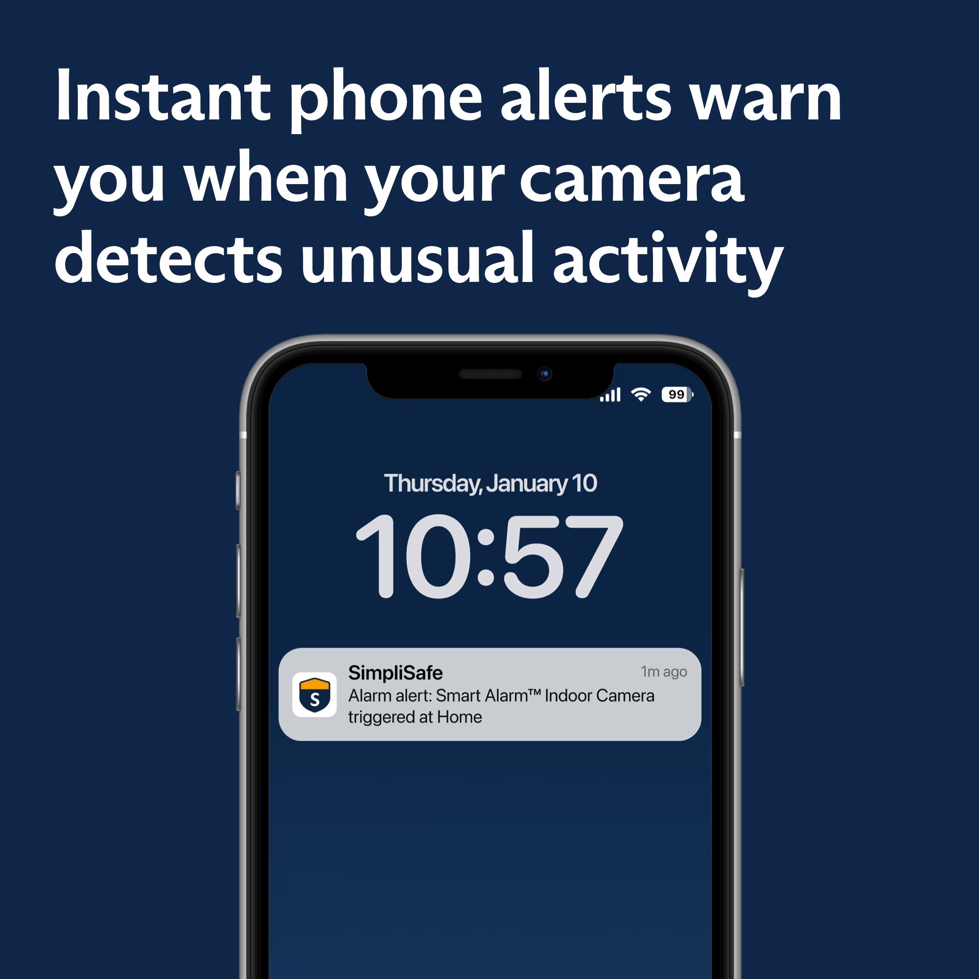 Smart Alarm Wireless Indoor Security Camera